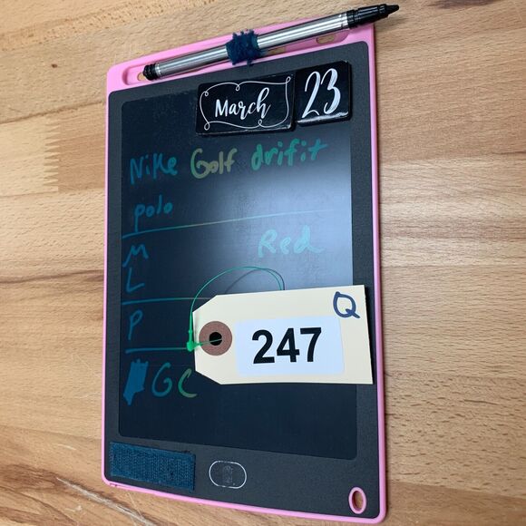 Nike Golf Shirt Men L Red Tour Performance Lightweight Short Sleeve Dri Fit Polo - Picture 11 of 12